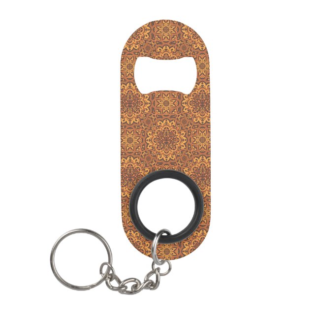 Porte-clé Décapsuleur Ornement arabe élégant (Devant)