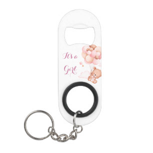 Porte-clé Décapsuleur Ours en peluche en acier inoxydable Ballon