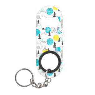 Porte-clé Décapsuleur Ours polaire