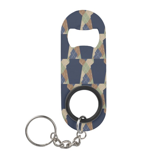 Porte-clé Décapsuleur Ouverture de bouteille en acier inoxydable fête de (Devant)