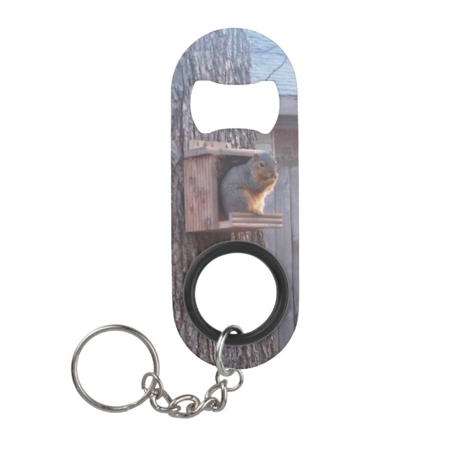 Porte-clé Décapsuleur Ouverture de la bouteille Porte - clé d'écureuil (Devant)