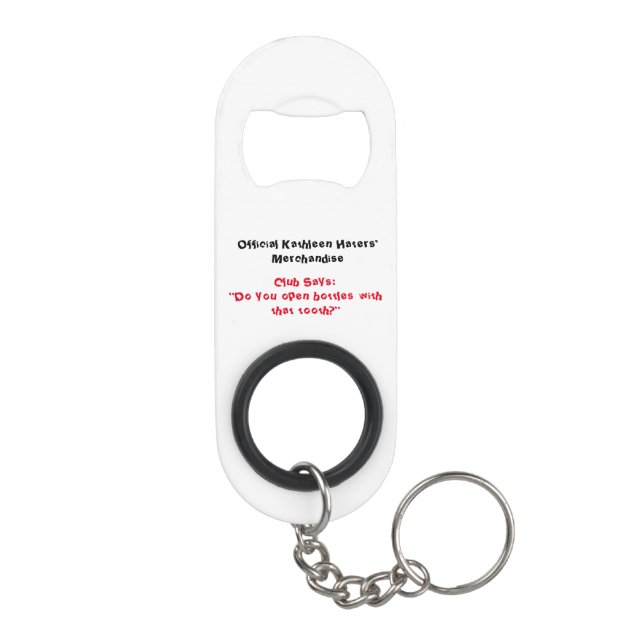Porte-clé Décapsuleur Ouvrage Mini Bouteille Toof Avec Porte - clé (Dos)