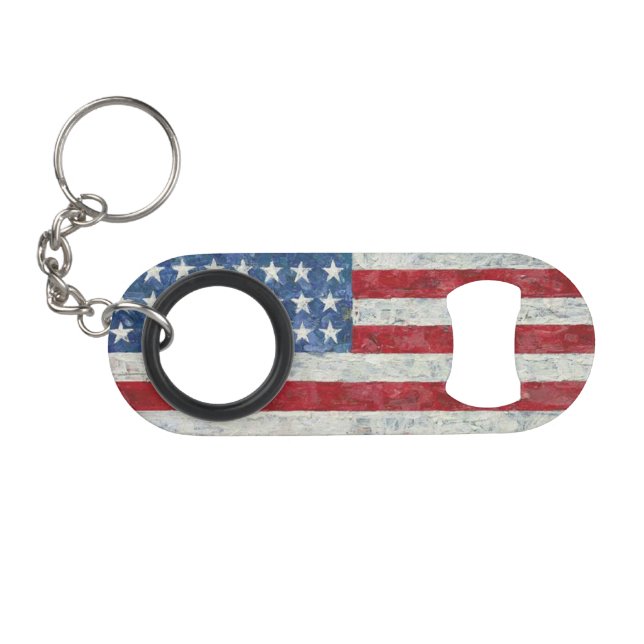 Porte-clé Décapsuleur Ouvre-bouteille miniature en forme de porte-clés - (Devant (Horizontal))