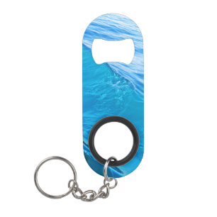 Porte-clé Décapsuleur ouvre-bouteille porte - clé eau bleue