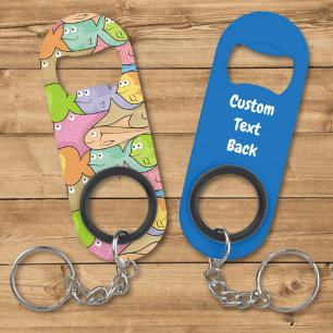 Porte-clé Décapsuleur Ouvre-bouteille porte-clés cartoon poissons