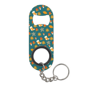 Porte-clé Décapsuleur Ouvre-bouteille porte-clés d'automne
