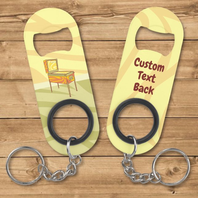 Porte-clé Décapsuleur Ouvre-bouteille porte-clés de flipper (Créateur téléchargé)