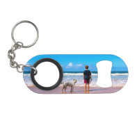 Ouvre-bouteille porte-clés photo personnalisé avec