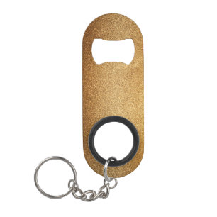 Porte-clé Décapsuleur Paillettes dorées