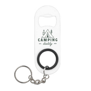 Porte-clé Décapsuleur Papa camping papa campeur père drôle