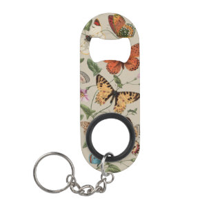 Porte-clé Décapsuleur Papillon Moth Nature Collection Dessin
