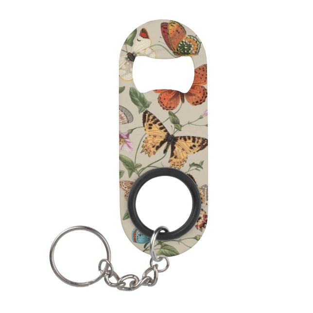 Porte-clé Décapsuleur Papillon Moth Nature Collection Dessin (Devant)