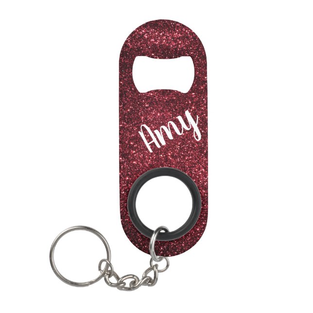 Porte-clé Décapsuleur Parties scintillant (Devant)