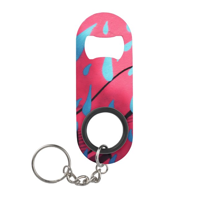 Porte-clé Décapsuleur peinture humide (Devant)