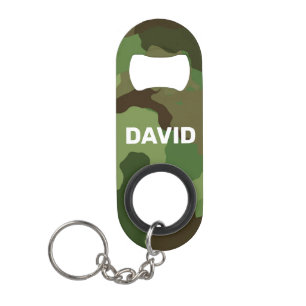 Porte-clé Décapsuleur Personnalisé Camo Nom personnalisé Homme de l'ar