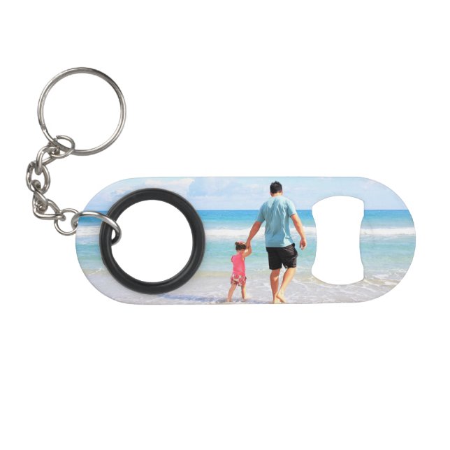 Porte-clé Décapsuleur Personnaliser Votre Photo Porte - clé Bottle Ouvri (Devant (Horizontal))