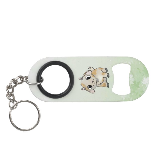 Porte-clé Décapsuleur petite chèvre (Dos Horizontal)