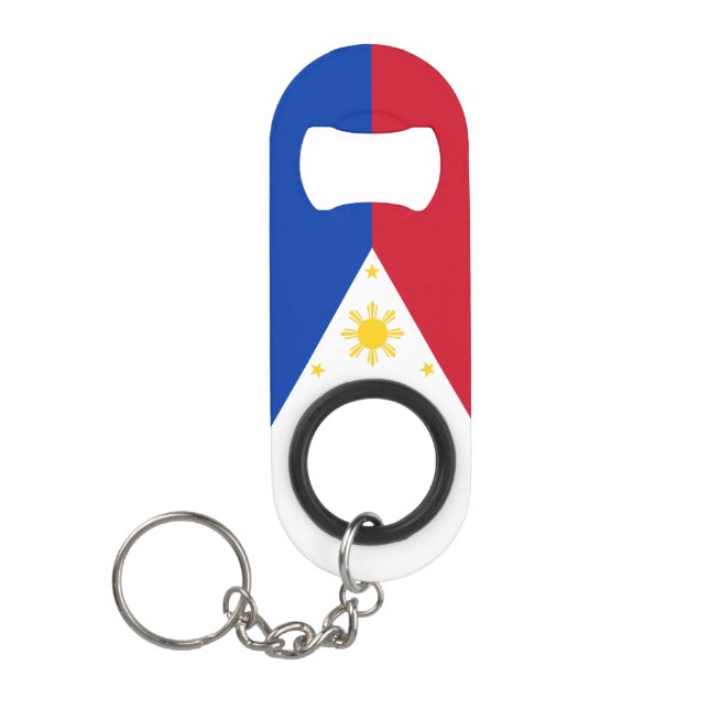 Porte-clé Décapsuleur Philippines National Pride Patriotic (Devant)