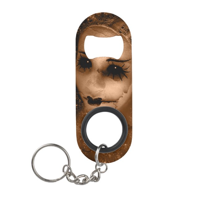 Porte-clé Décapsuleur Pierrot tombé (Devant)