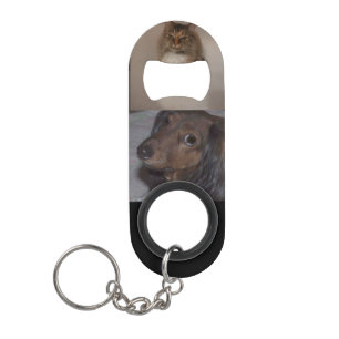 Porte-clé Décapsuleur Porte - clé de bouteille, chiens et chats