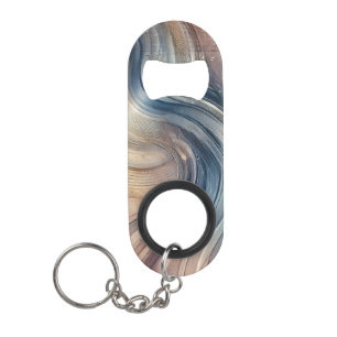 Porte-clé Décapsuleur Porte - clé d'ouverture de bouteille de flux Abstr
