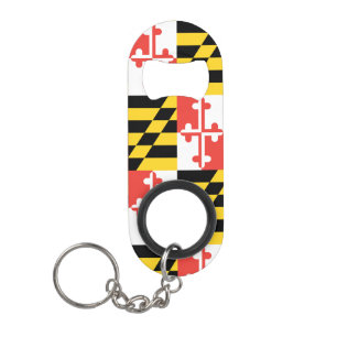 Porte-clé Décapsuleur Porte - clé du drapeau du Maryland