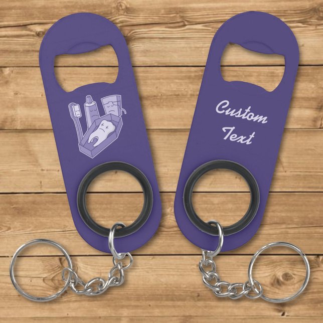 Porte-clé Décapsuleur Porte-clés ouvre-bouteille Funérailles de dent (Créateur téléchargé)