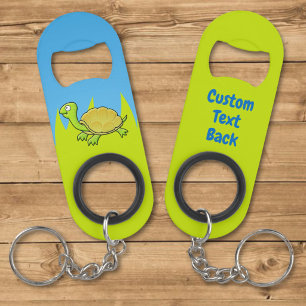 Porte-clé Décapsuleur Porte-clés ouvre-bouteille Tortue de dessin animé