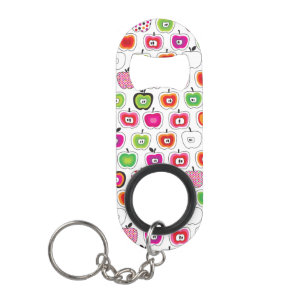 Porte-clé Décapsuleur Rétro motif mignon de pomme