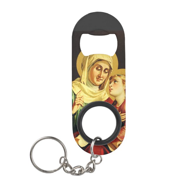 Porte-clé Décapsuleur Sainte Anne et la Vierge Marie (Devant)