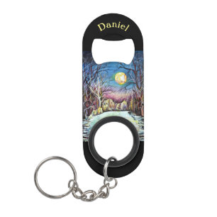Porte-clé Décapsuleur Silent Night Winter