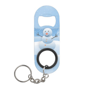 Porte-clé Décapsuleur Snowman