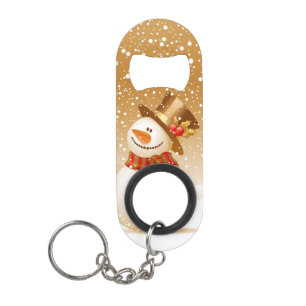 Porte-clé Décapsuleur Snowman