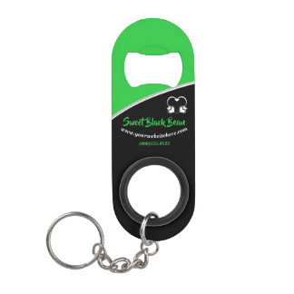 Porte-clé Décapsuleur Sweet Green Bean Porte - clé d'affaires promotionn