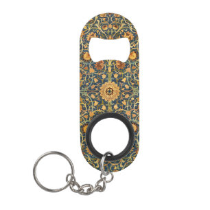 Porte-clé Décapsuleur Tapisserie Navy du Parc Holland de William Morris