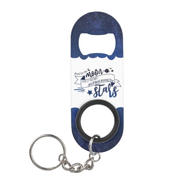 Porte-clé Décapsuleur Tir pour la lune (Devant)