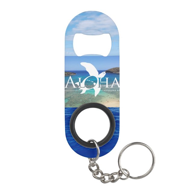Porte-clé Décapsuleur Tortue de baie de Hanauma Aloha (Dos)
