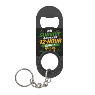 Porte-clé Décapsuleur Travailleur social Jamaïcain CNA/Infirmière pendan