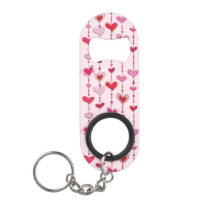 Porte-clé Décapsuleur Tuiles de coeur