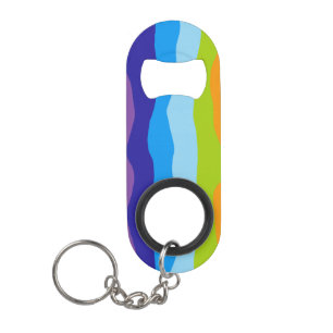 Porte-clé Décapsuleur Vagues colorées