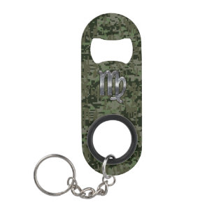 Porte-clé Décapsuleur Virgo Zodiac Connexion Camouflage numérique vert