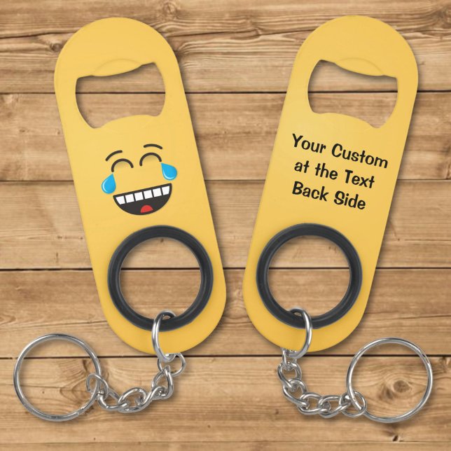 Porte-clé Décapsuleur Visage Avec Des Larmes De Joie (Créateur téléchargé)