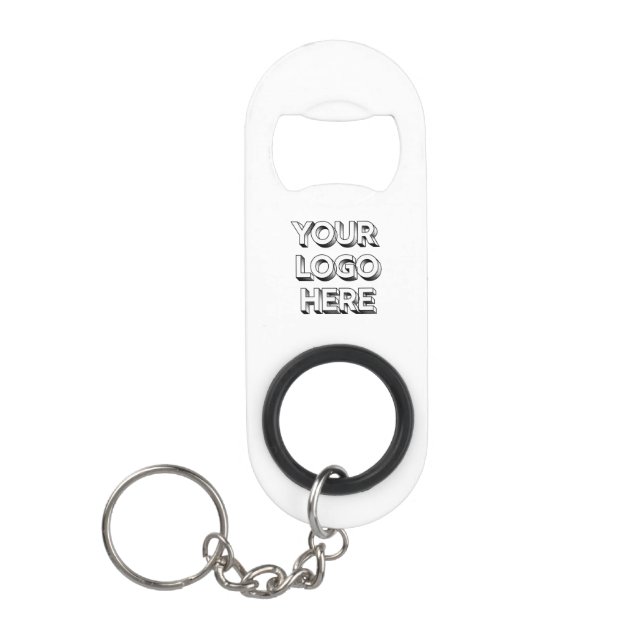 Porte-clé Décapsuleur Votre logo ici (Devant)