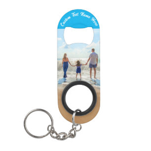 Porte-clé Décapsuleur Votre Porte - clé Photo Bottle Opener Cadeau Texte
