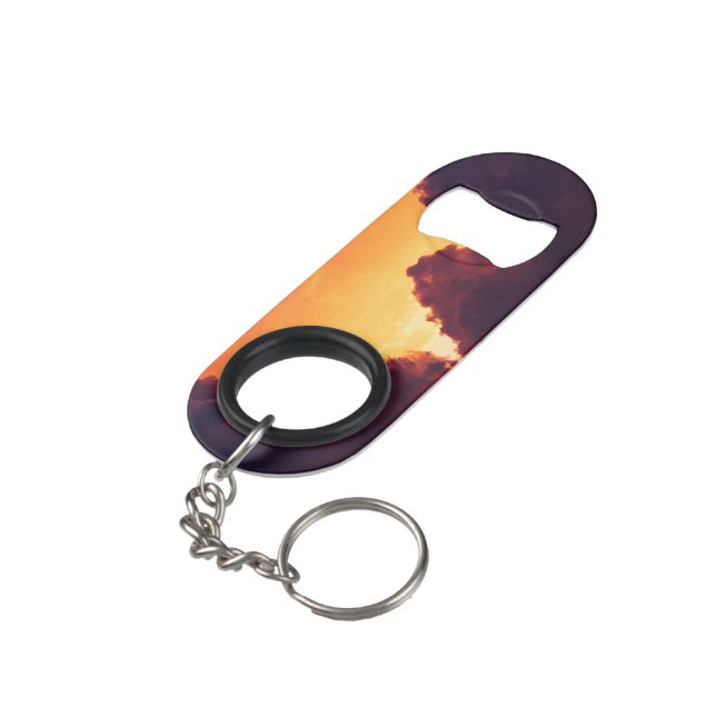 Porte-clé Décapsuleur w par temps (angle arrière)