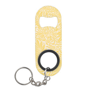 Porte-clé Décapsuleur William Morris - Larkspur Feuilles et Motif de fle