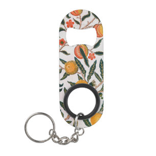 Porte-clé Décapsuleur William Morris Vintage Fruit Grenade Blanc