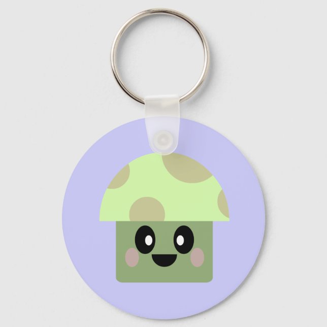 PORTE-CLÉ MIGNON CHAMPIGNON KAWAII (Recto)