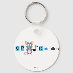 Porte-clé monogramme