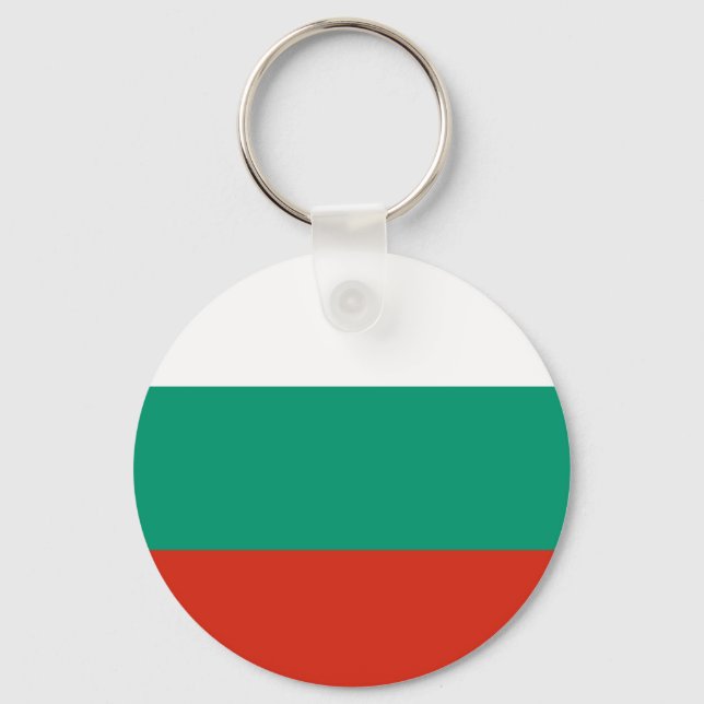 Porte-clé patriotique du drapeau bulgare (Recto)